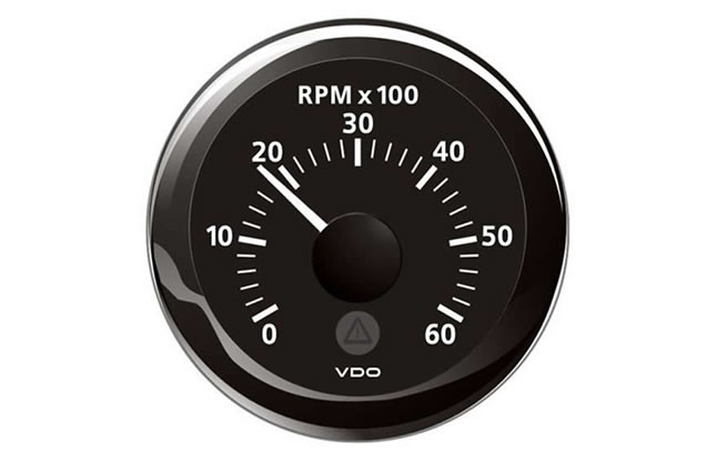 Marine Tachometer 6000 RPM Gauge